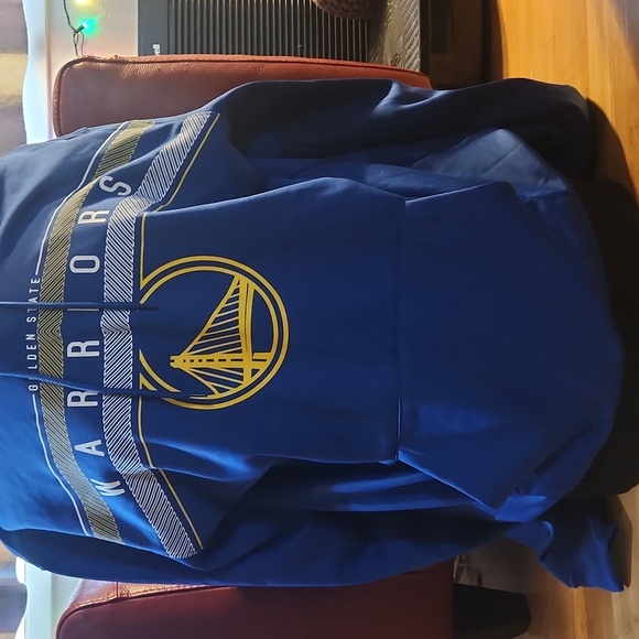 Golden State Warriors NBA Hoodie XLarge Blue Cotton/Polyester - Picture 3 of 5